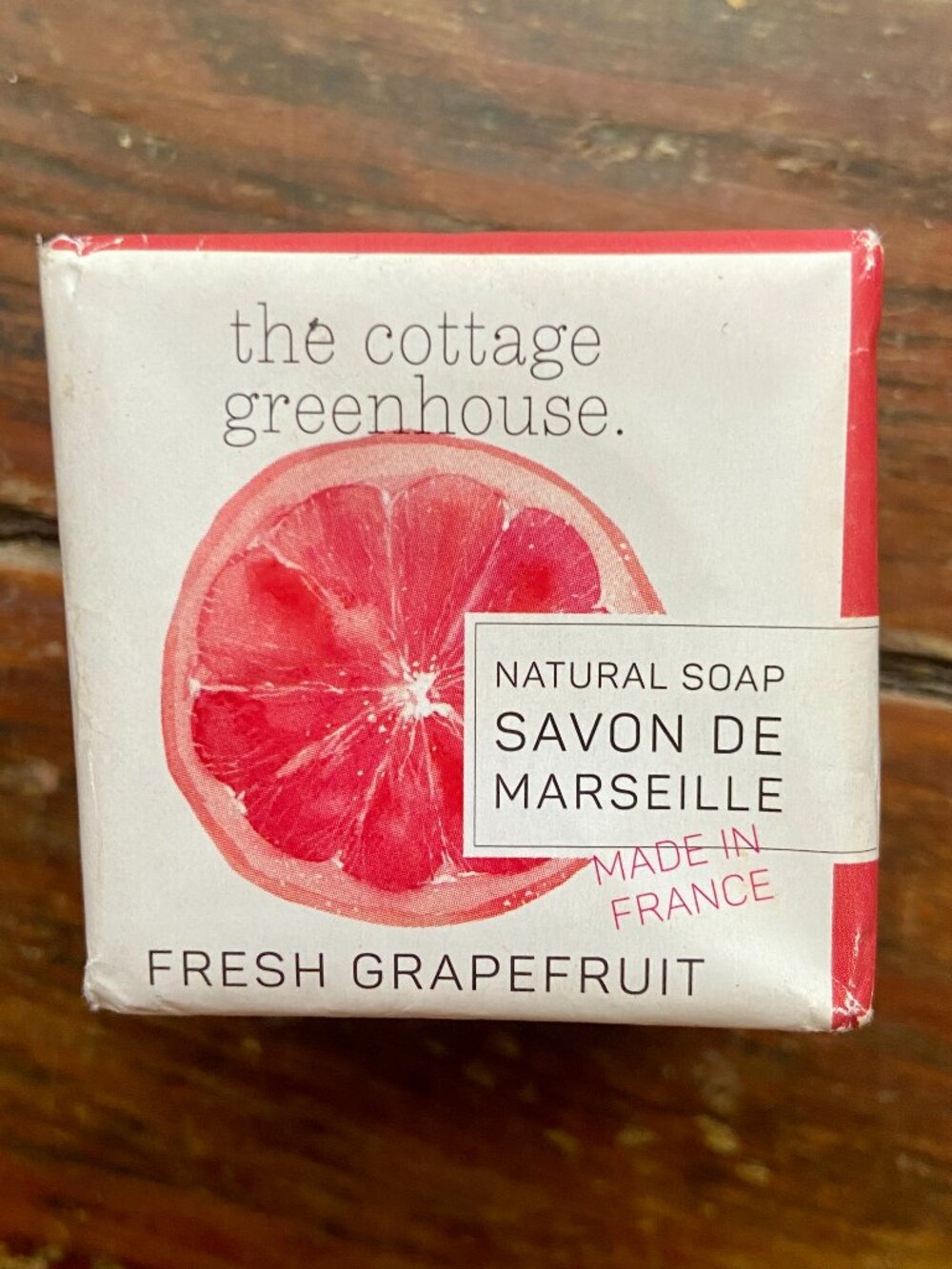 NEW The Cottage Greenhouse Fresh Grapefruit Soap Made In France 3.5 oz